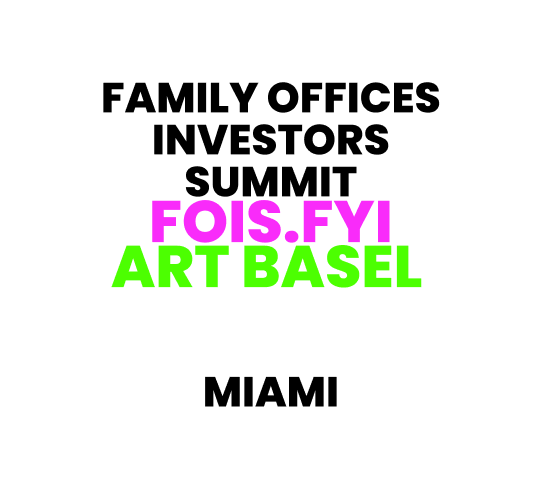 🇺🇸 Family Offices & Investors Summit 🥂🕯Michelin‑Dinner📍Art Basel Miami📍Dec 2 3-6 PM