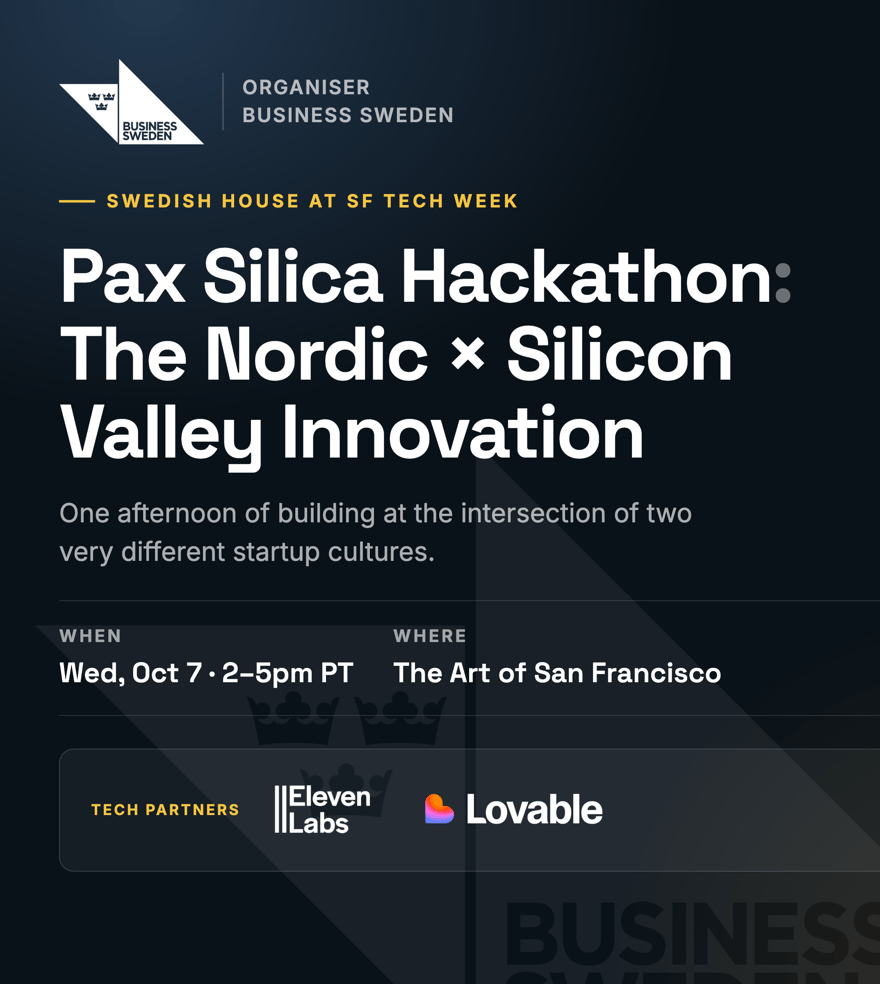 Pax Silica Hackathon: SF Tech Week