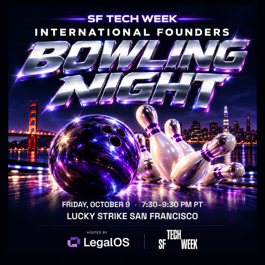 International Founders Bowling Night - #SFTechWeek