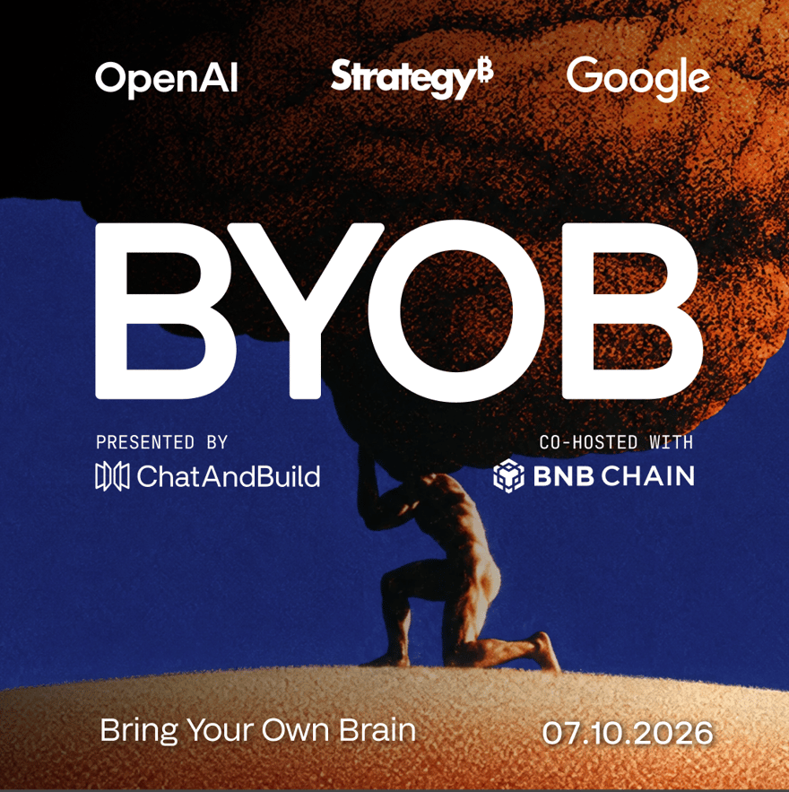 BYOB by ChatAndBuild | with OpenAI, Google, Strategy, BNB Chain