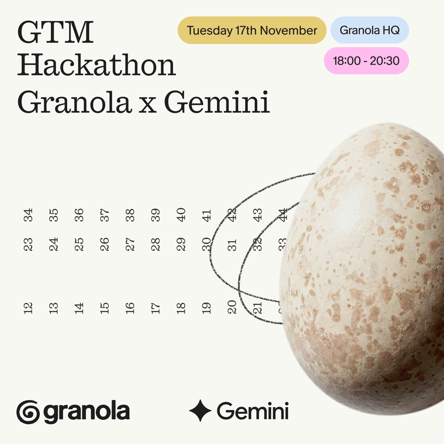 GTM Hackathon by Granola x Gemini