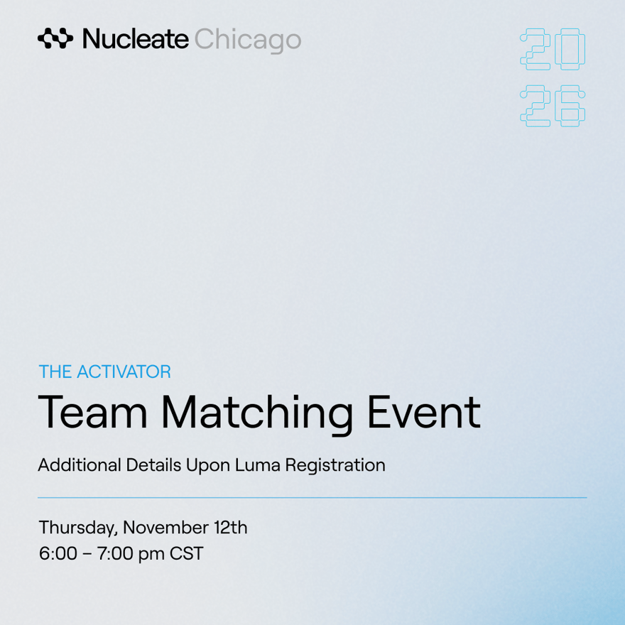 Nucleate Chicago In-Person Team Matching