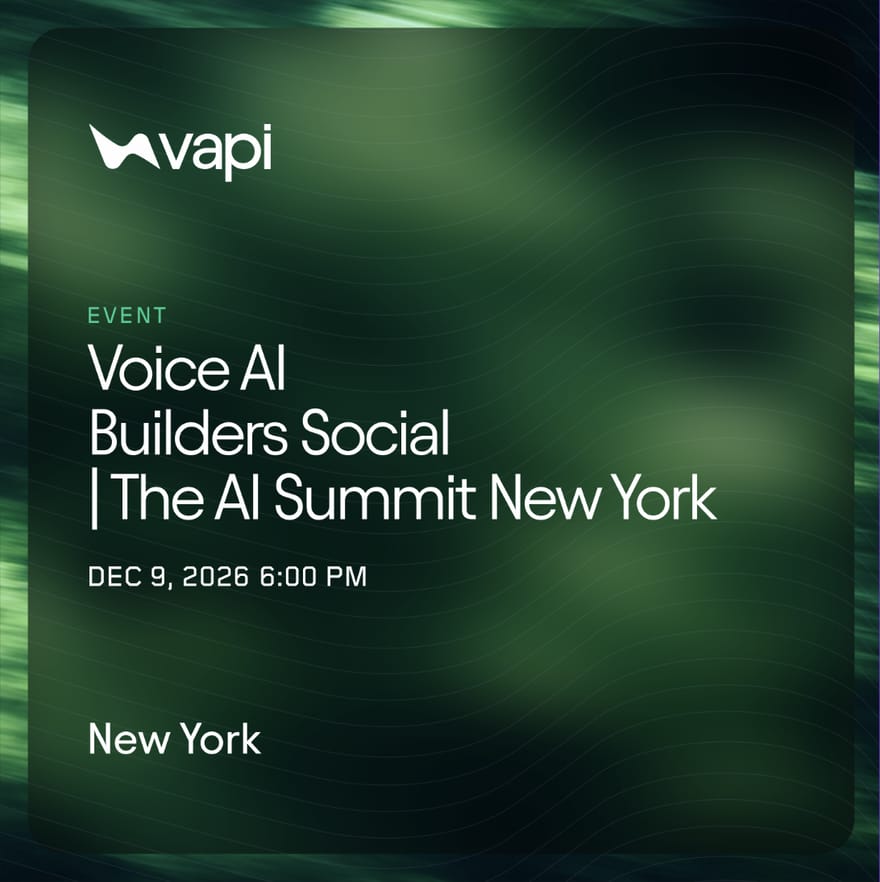 Voice AI Builders Social | The AI Summit New York