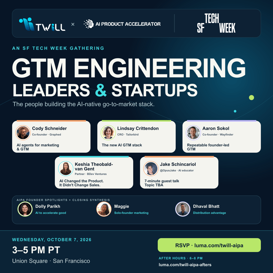 GTM Engineering Leaders & Startups | SF Tech Week