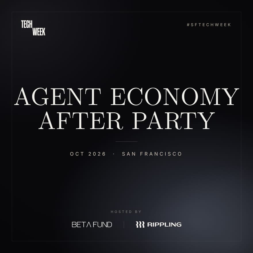 Agent Economy After Party- #SFTechWeek