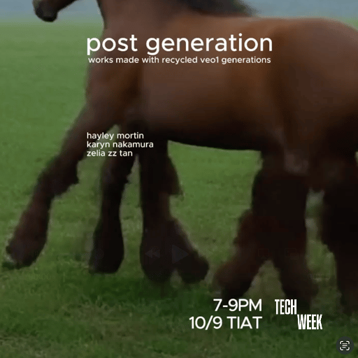 Post Generation | opening reception at TIAT