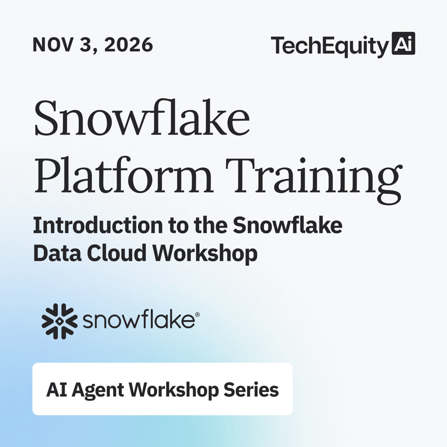 Snowflake Platform Training: Introduction to the Snowflake Data Cloud Workshop