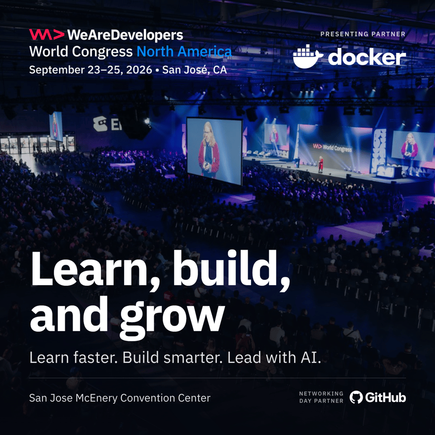 WeAreDevelopers World Congress North America (with Docker & GitHub)