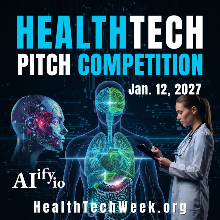 ⚕️ HealthTech Week ⚕️ Startup Pitch Competition (@JPM) in Partnership MedStartr