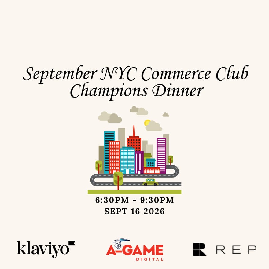 NYC Commerce Club Champions Dinner