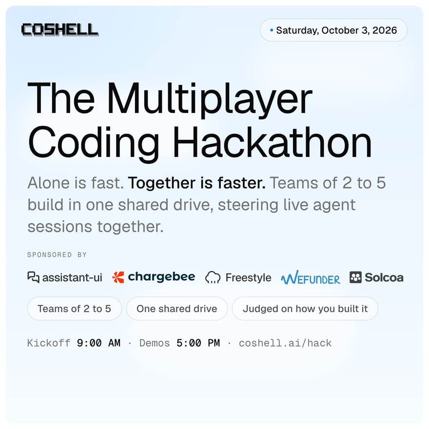 The Multiplayer Coding Hackathon