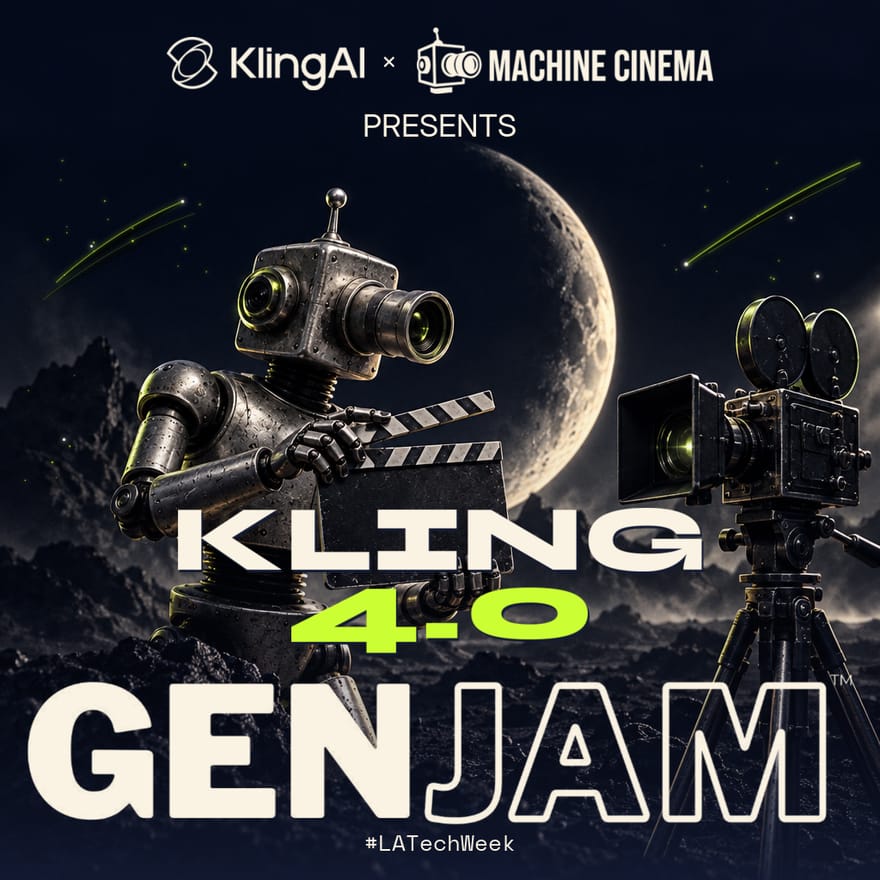 Kling x Machine Cinema: Kling 4.0 GenJam - #LATechWeek