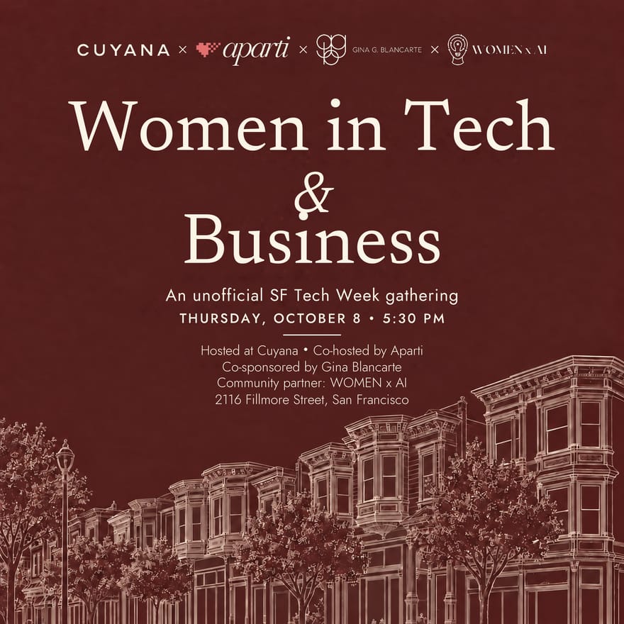 Women in Tech & Business 🥂 | SF Tech Week on Fillmore