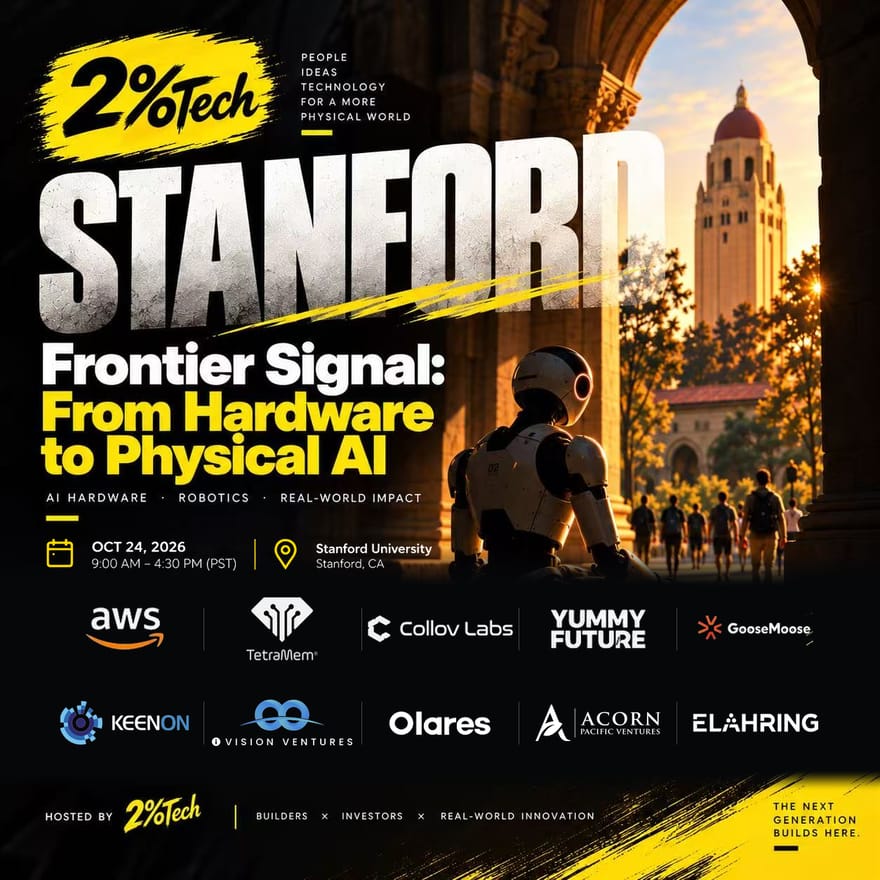 Stanford Frontier Signal: From Hardware to Physical AI