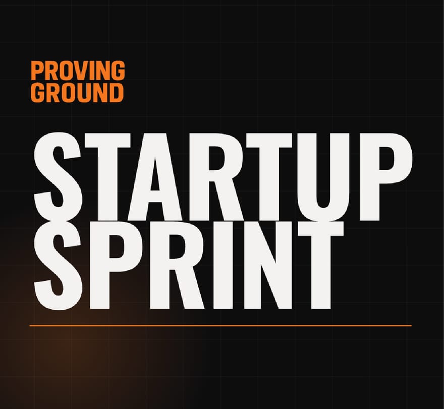 Startup Sprint: Prove you're fundable