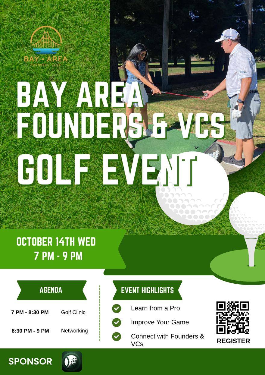 Bay Area Founders & VCs Golf Event
