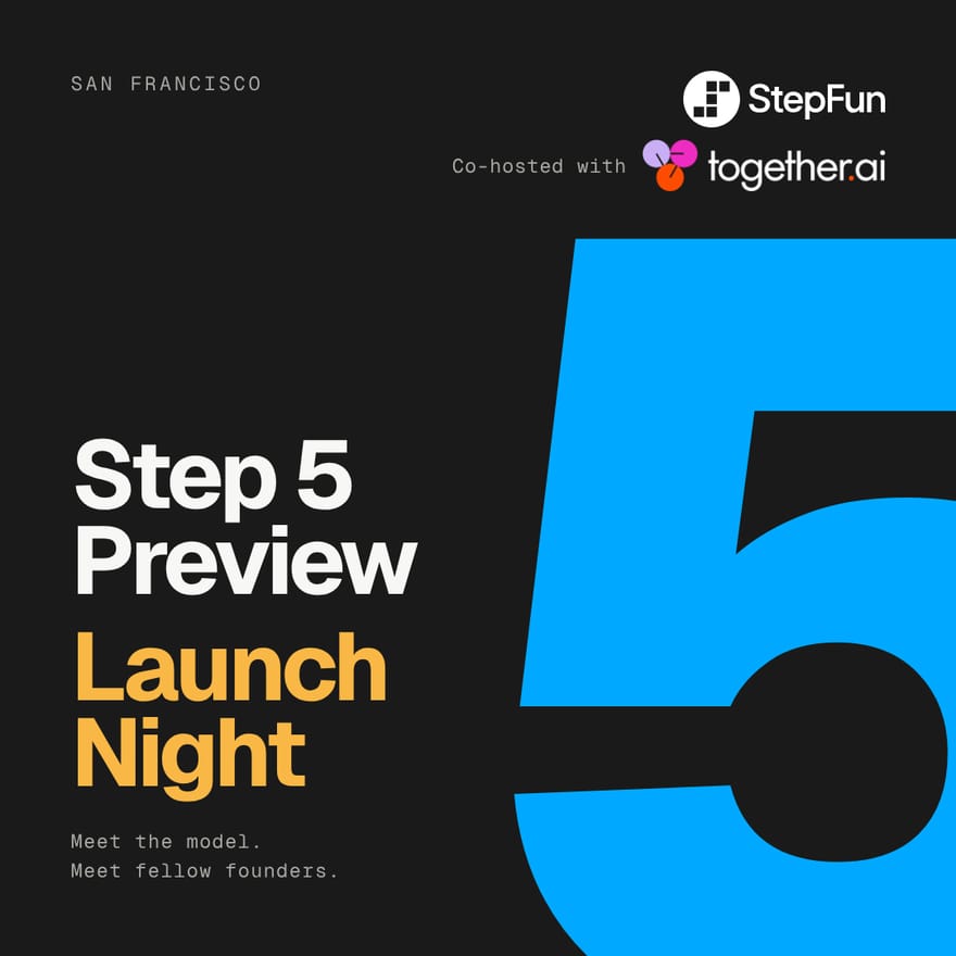 Step 5 Preview Launch Night 🚀 @SF