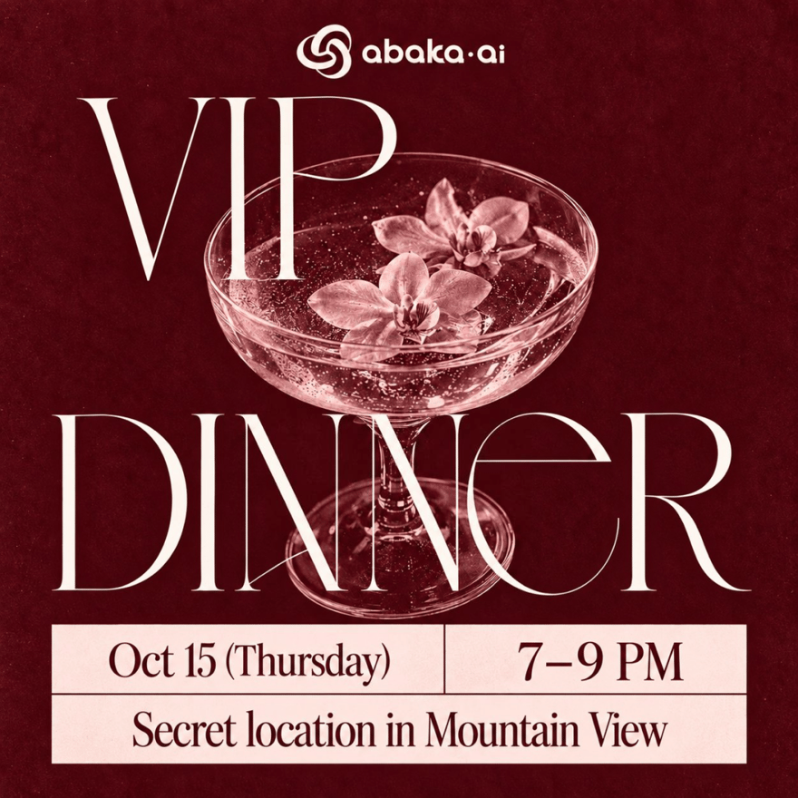 Abaka AI VIP Dinner