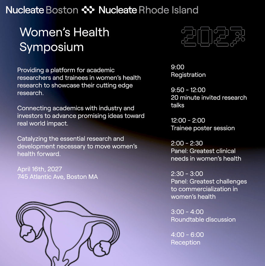 Women's Health Symposium | Nucleate Rhode Island & Nucleate Boston