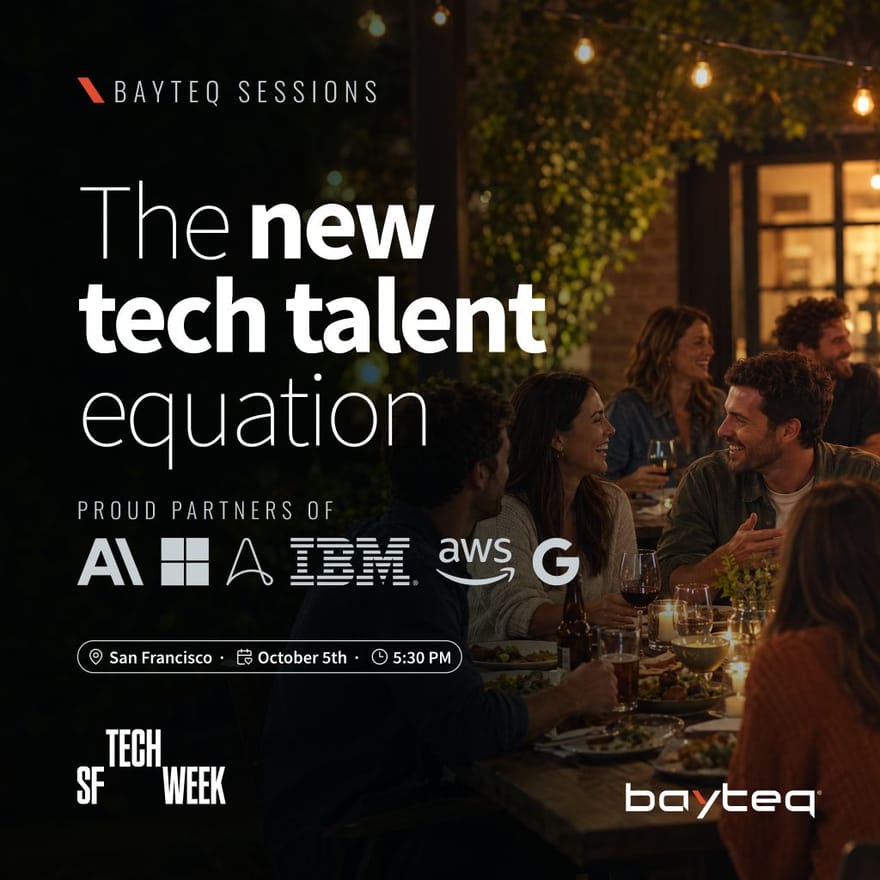 Private dinner: The New Tech Talent Equation | Leaders deciding what to build in-house, who to hire, and when to bring in external experts