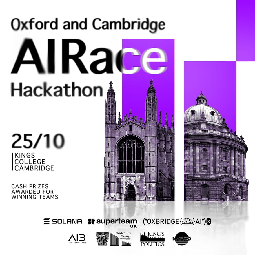 Cambridge and Oxford AI Race