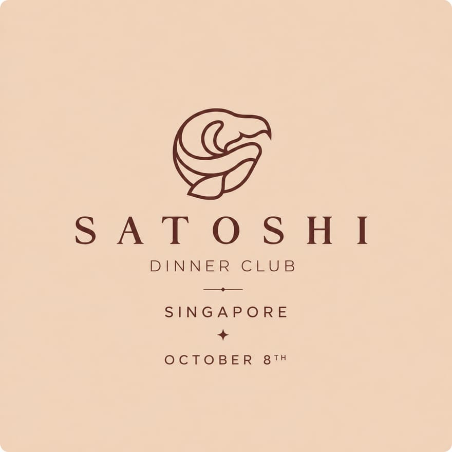 Satoshi Dinner Club Singapore powered by Cryptic