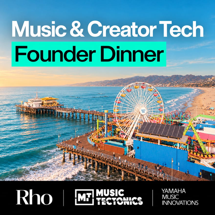 Music and Creator Tech Dinner - Rho X Music Tectonics X Yamaha Music Innovations