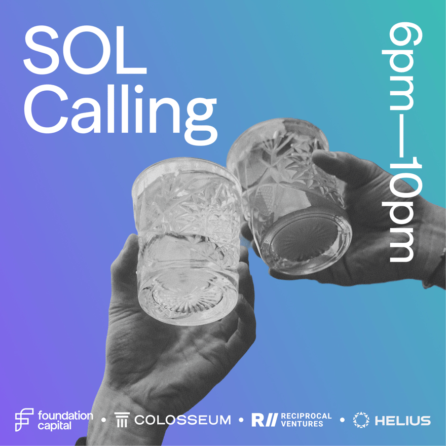 SOL Calling: Solana Breakpoint Happy Hour