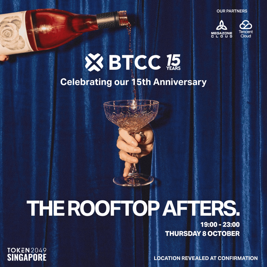 BTCC THE ROOFTOP AFTERS - TOKEN2049 Side Event