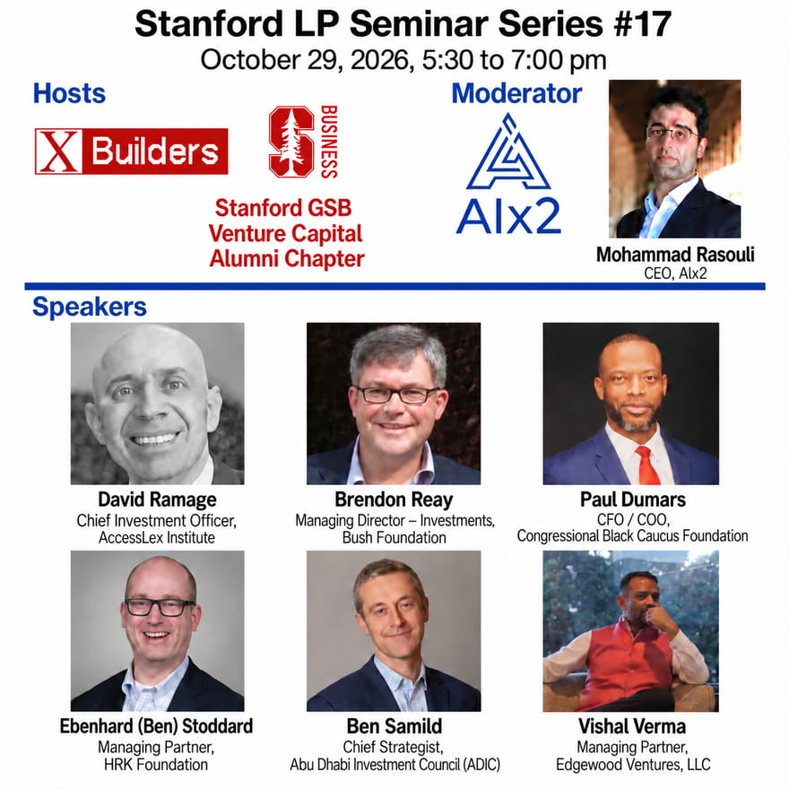 Stanford LP Seminar Series #17 (AccessLex; Bush Foundation; CBC Foundation; HRK Foundation; ADIC; Edgewood Ventures)