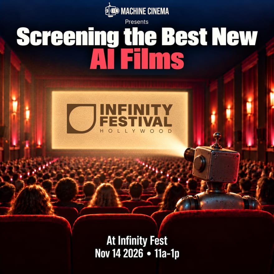 Machine Cinema Presents: Screening the Best AI Films in Nov 2026