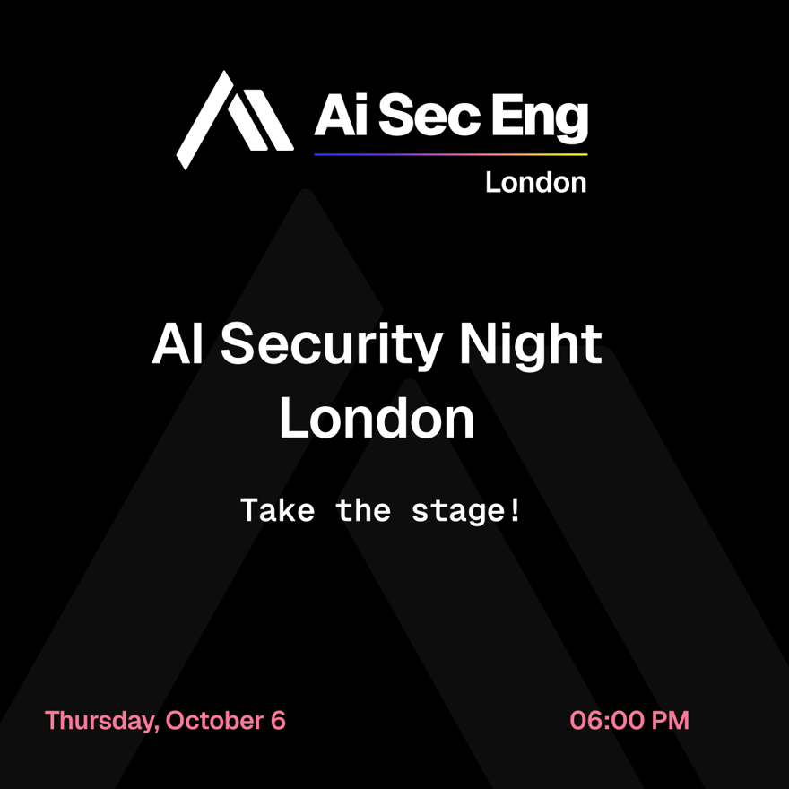 AI Security Night - London