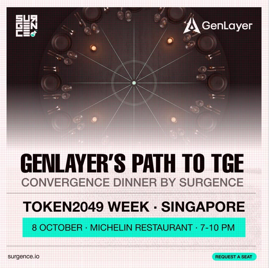 GenLayer’s Path to TGE: Convergence Dinner by Surgence