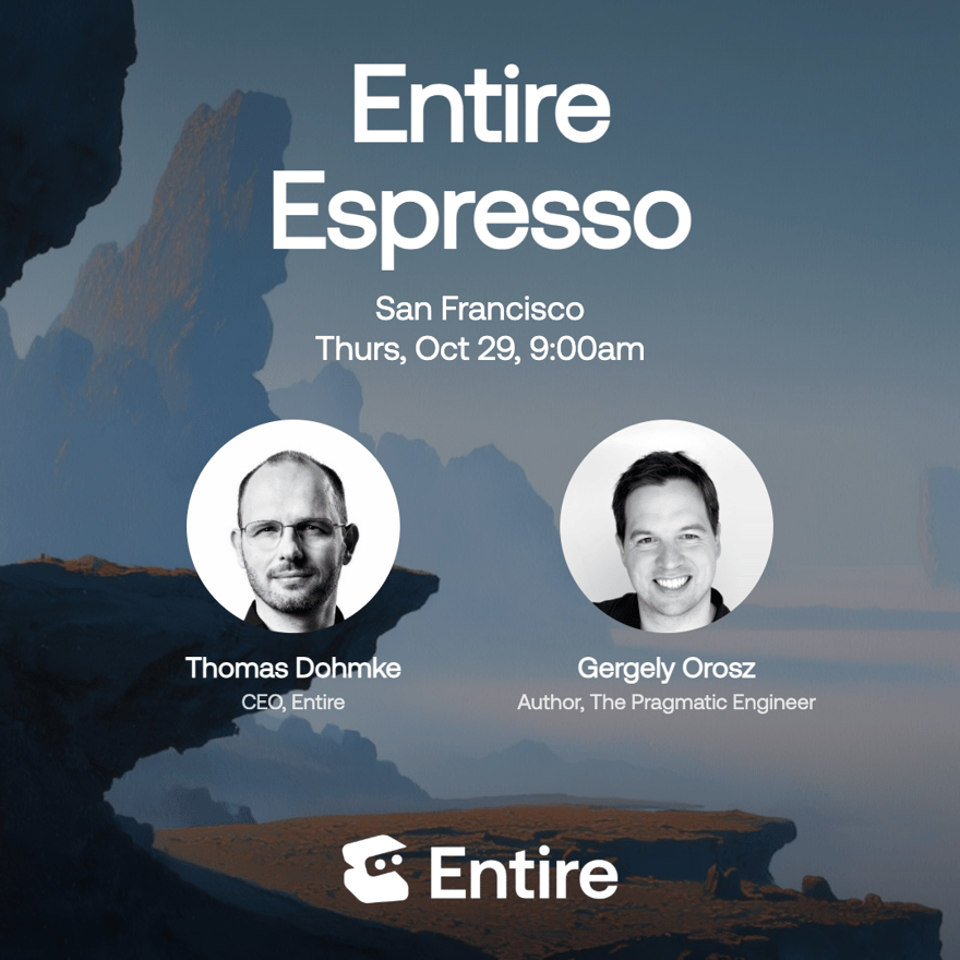 Entire Espresso with Gergely Orosz and Thomas Dohmke