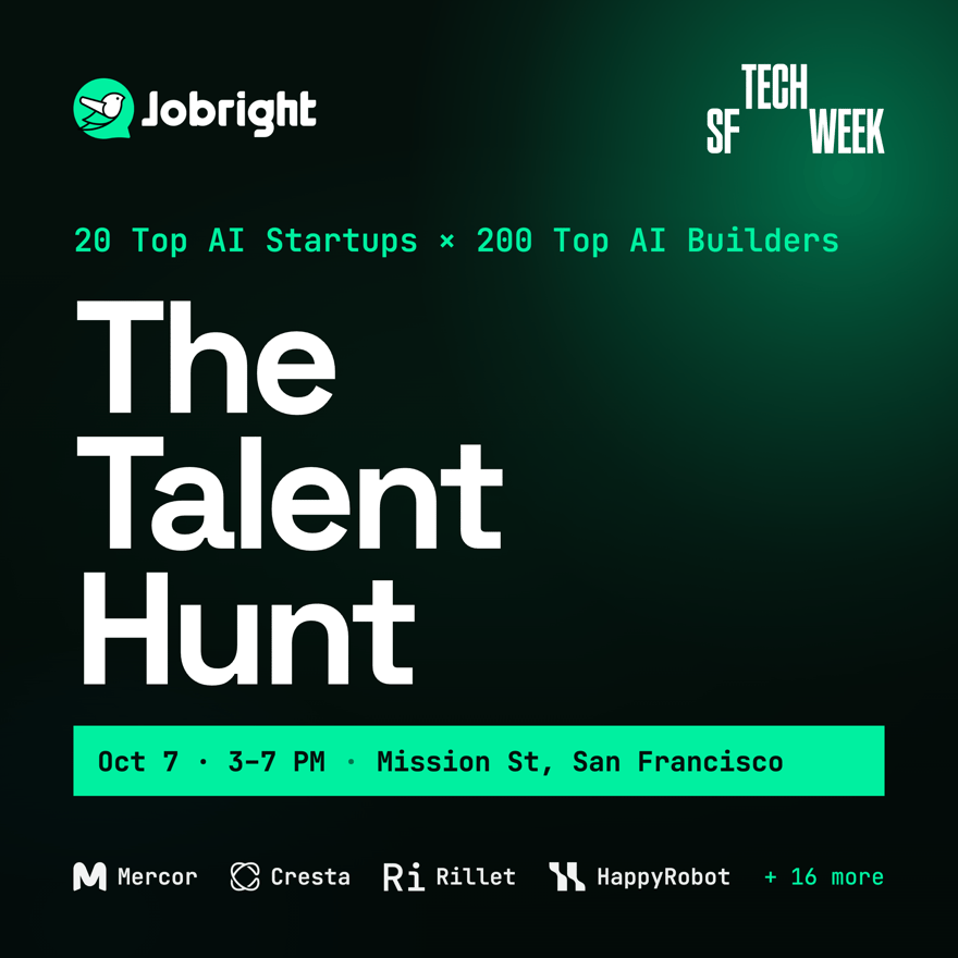The Talent Hunt: 20 AI Startups Pitch to 200 Top Builders -#SFTechWeek
