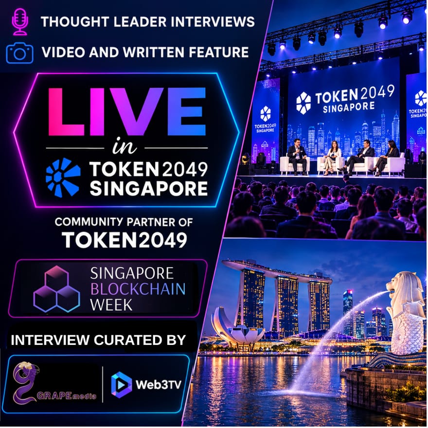 Web3TV Interview Feature With Singapore Blockchain Week
