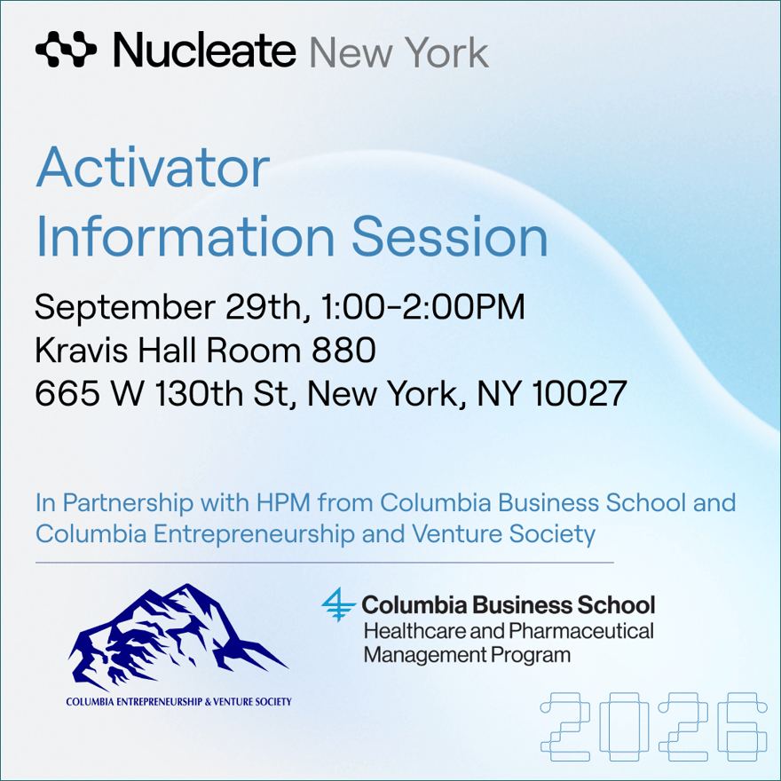 Nucleate NY Activator Info Session- Columbia Morningside