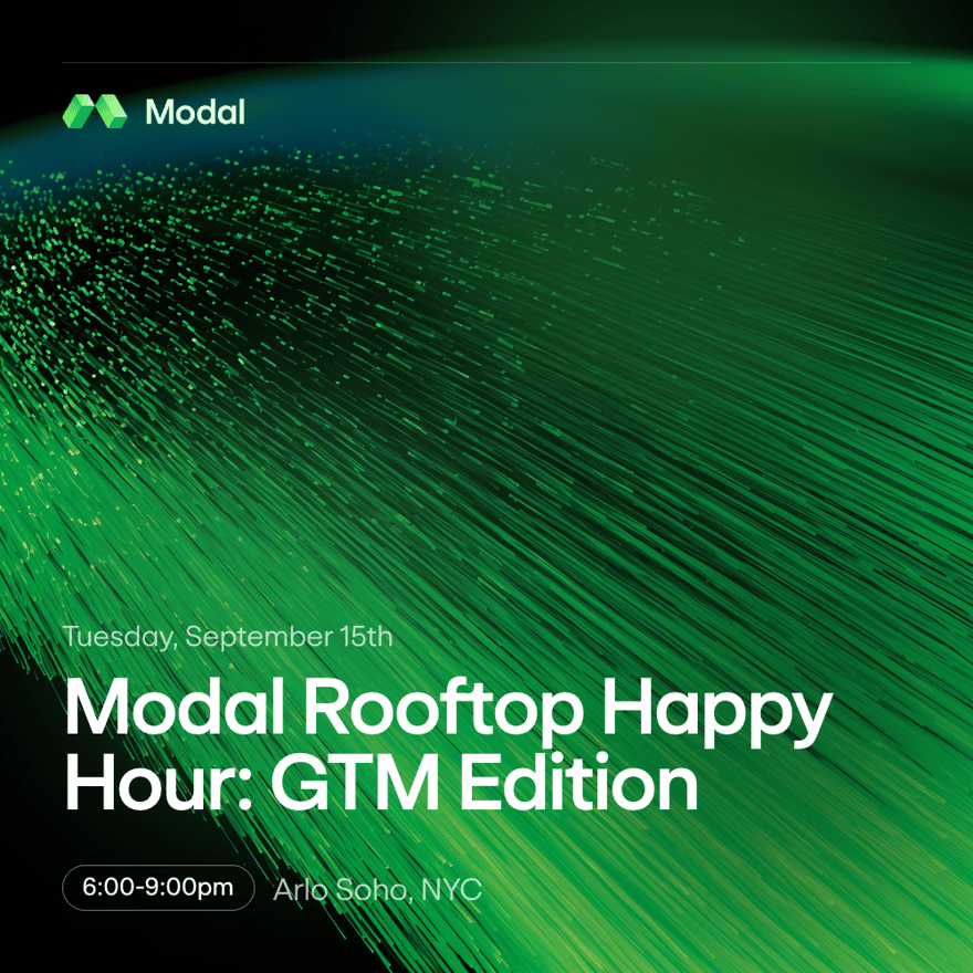 Modal Rooftop Happy Hour: GTM Edition