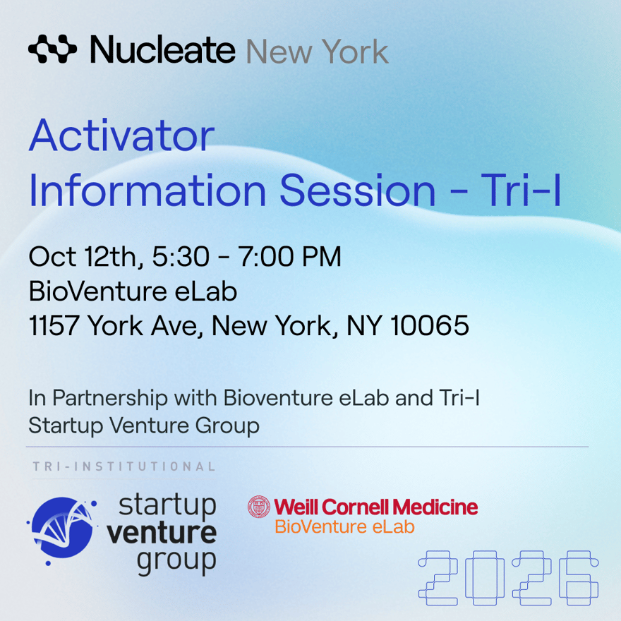Nucleate NY Activator Hybrid Info Session- Tri-I