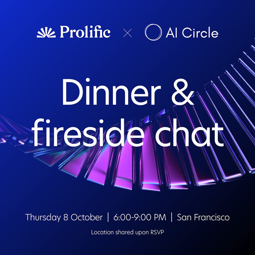 SF Tech Week Private Dinner & Fireside Chat: Beyond the Base Model | Post-Training, Evals & Agentic Systems