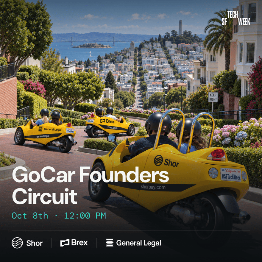 GoCar Founders Tour - #SFTechWeek
