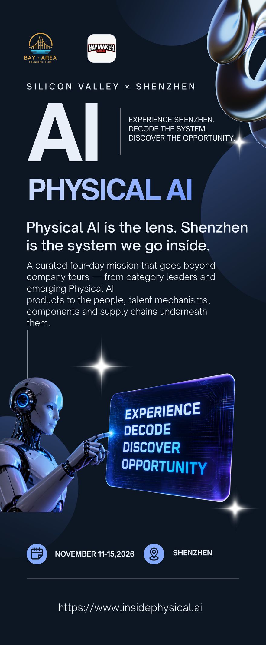 Inside Physical AI: Silicon Valley × Shenzhen — BFC Innovation Mission 2026