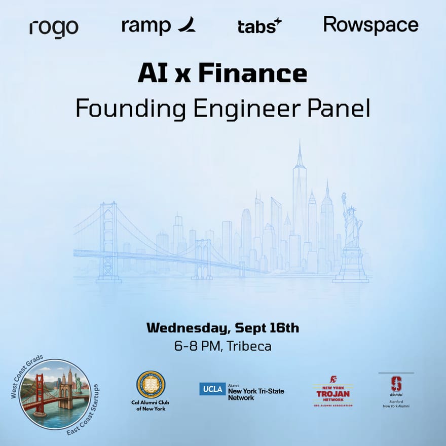 AI x Finance: Founding Engineer Panel