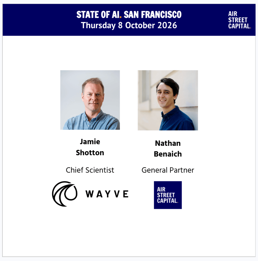 State of AI Report 2026 - SF launch event