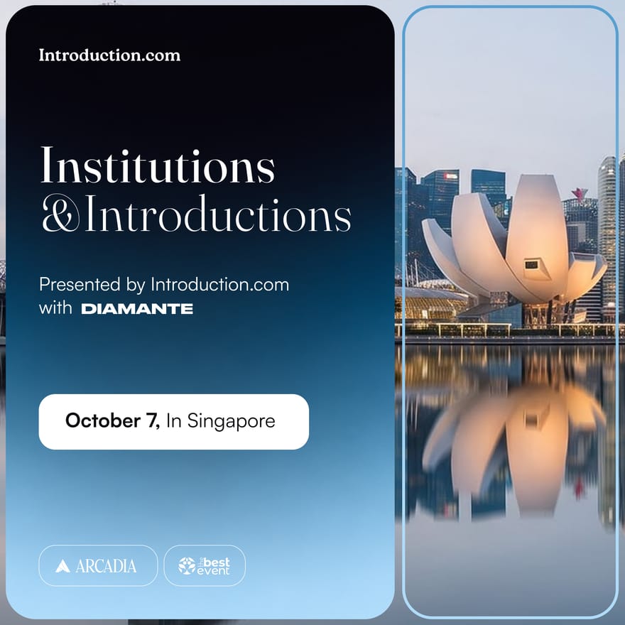 Institutions & Introductions with Diamante & The Best Event