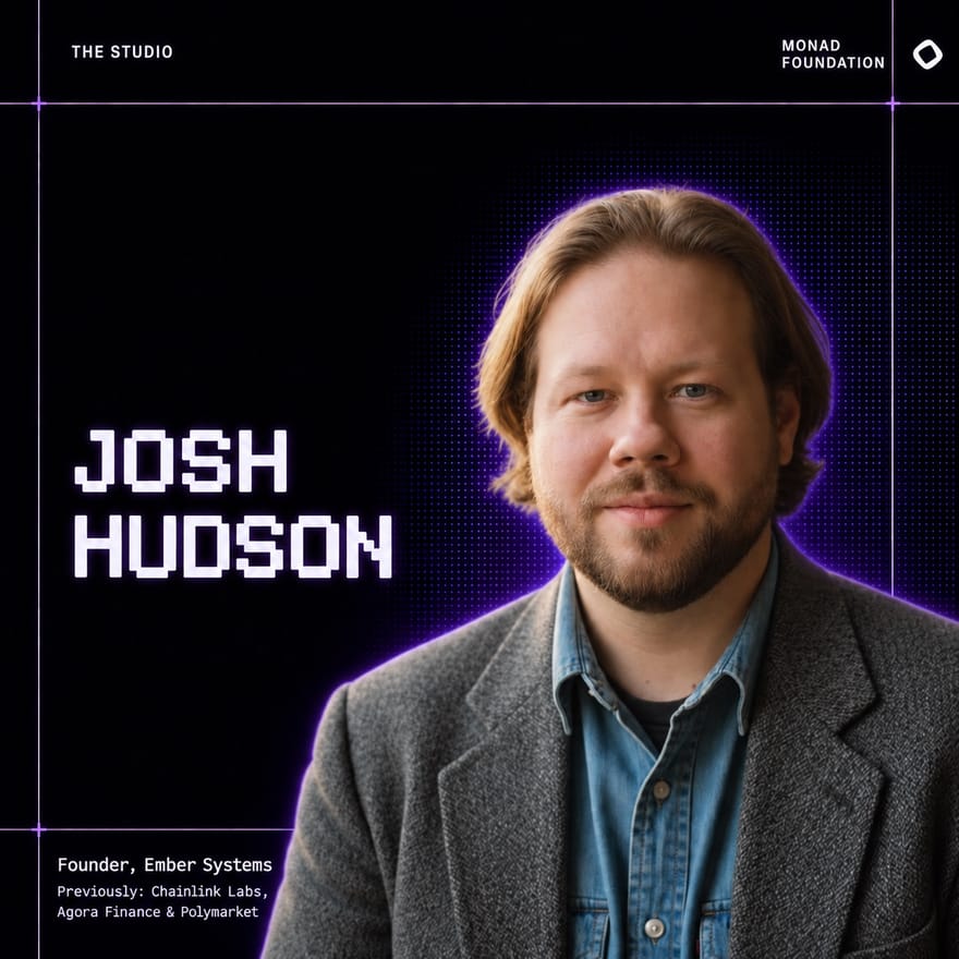The Studio Fireside Chat: Josh Hudson | Formerly at Chainlink Labs, Agora Finance, and Polymarket
