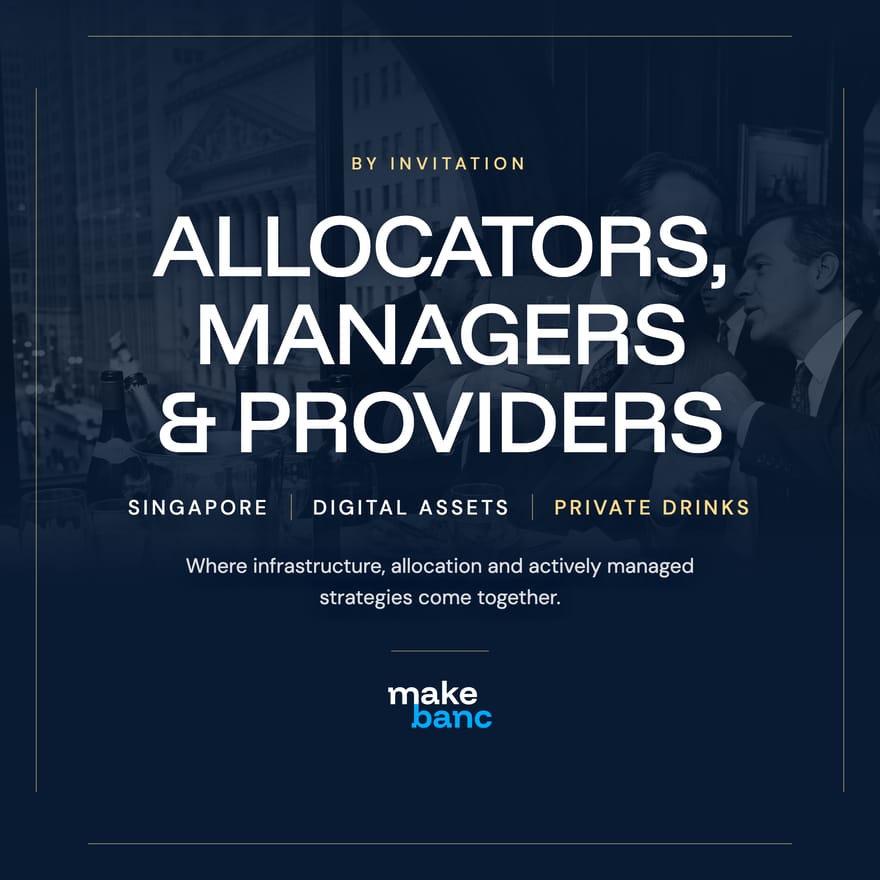 Allocators | Managers | Providers | VIP Drinks (invite only)
