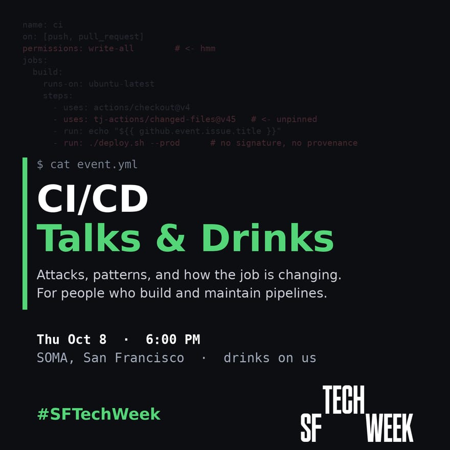 CI/CD Talks & Drinks #SFTechWeek
