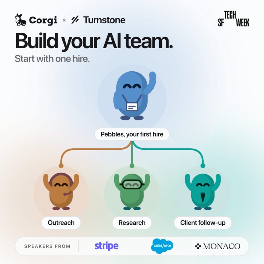 Build Your AI Team: A Hands-On Workshop with Turnstone × Corgi