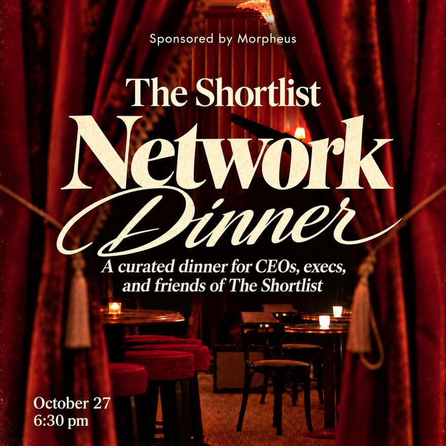 The Shortlist Network Dinner